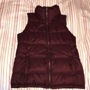 Maroon Old Navy vest
